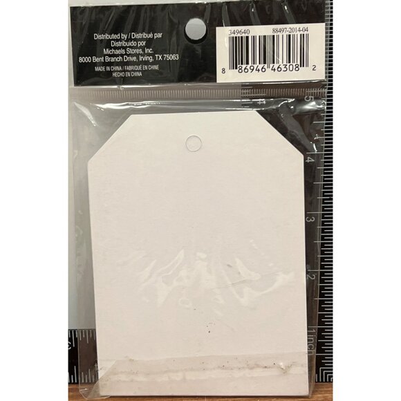 Recollections Midnight Magic Halloween Tags With Jute Twine HEADSTONE 349640 - Picture 3 of 3